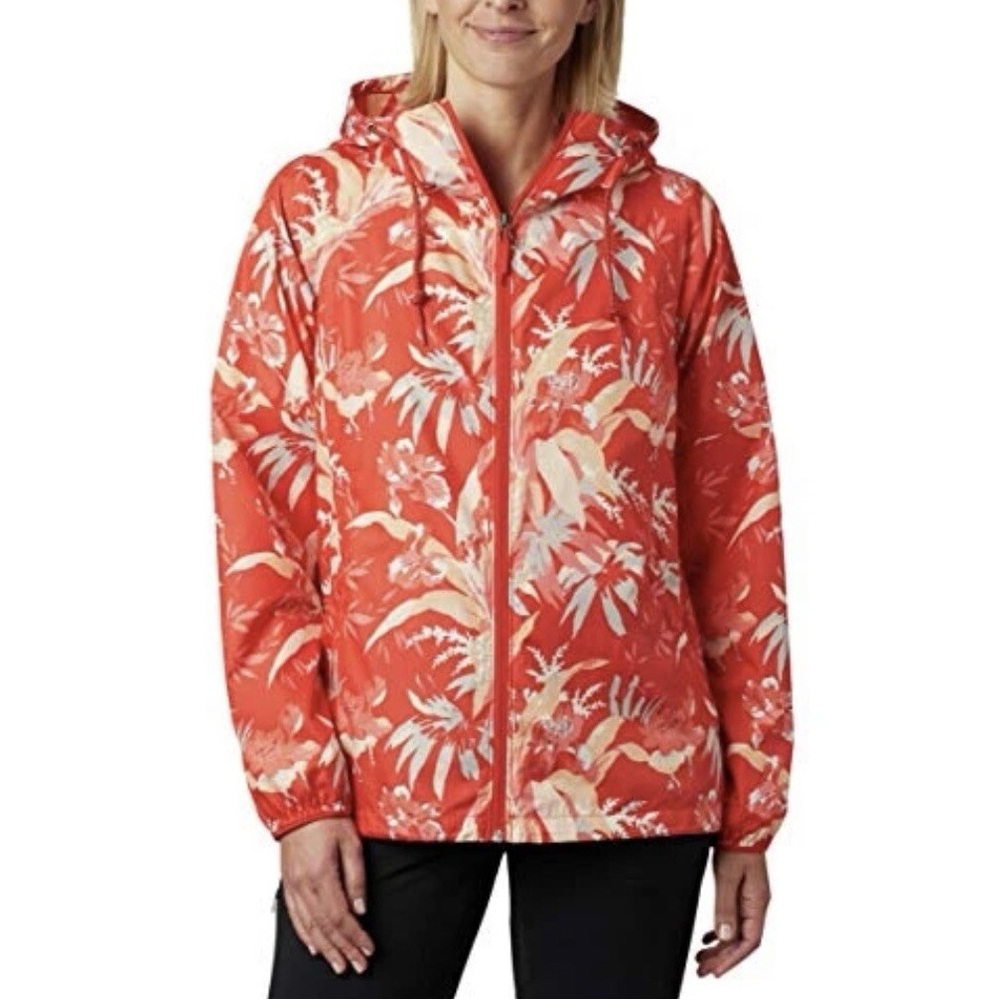 Columbia Women's Side Hill Printed Windbreaker jacket Small